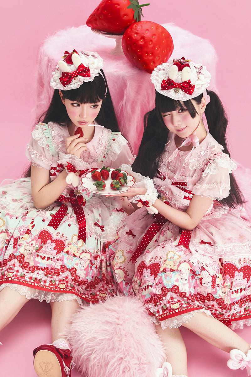 【受注予約~10/8】Berry Bunny ジャンパースカート【MY Cat-Twinkling Starlight】