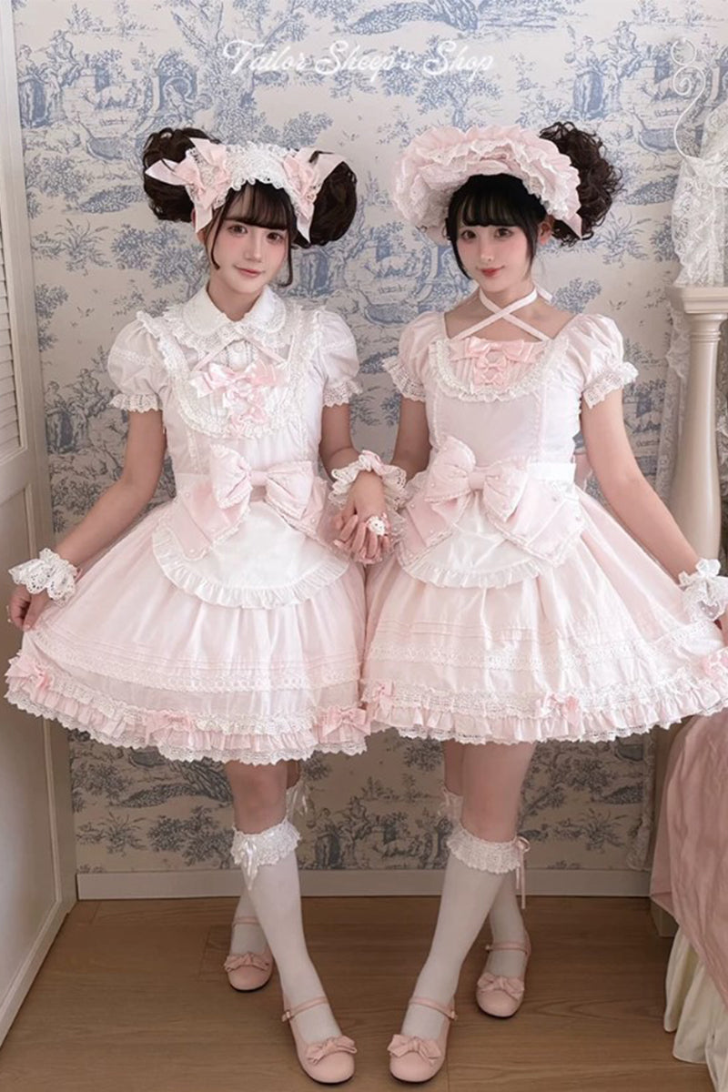 【受注予約~10/13】Pearl Doll ジャンパースカート・ワンピース【Sheep Puff】