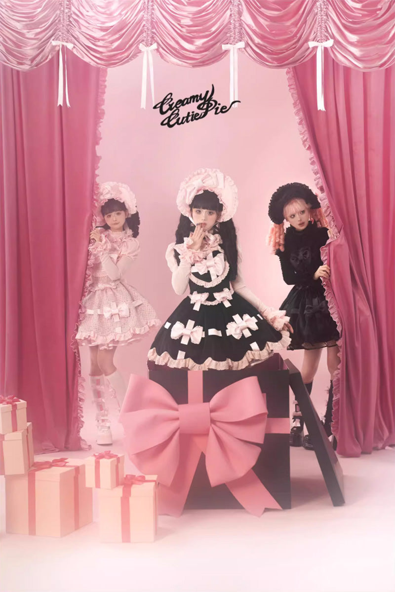 【受注予約~2/22】Gift Box ジャンパースカート【CreamyCutiePie】