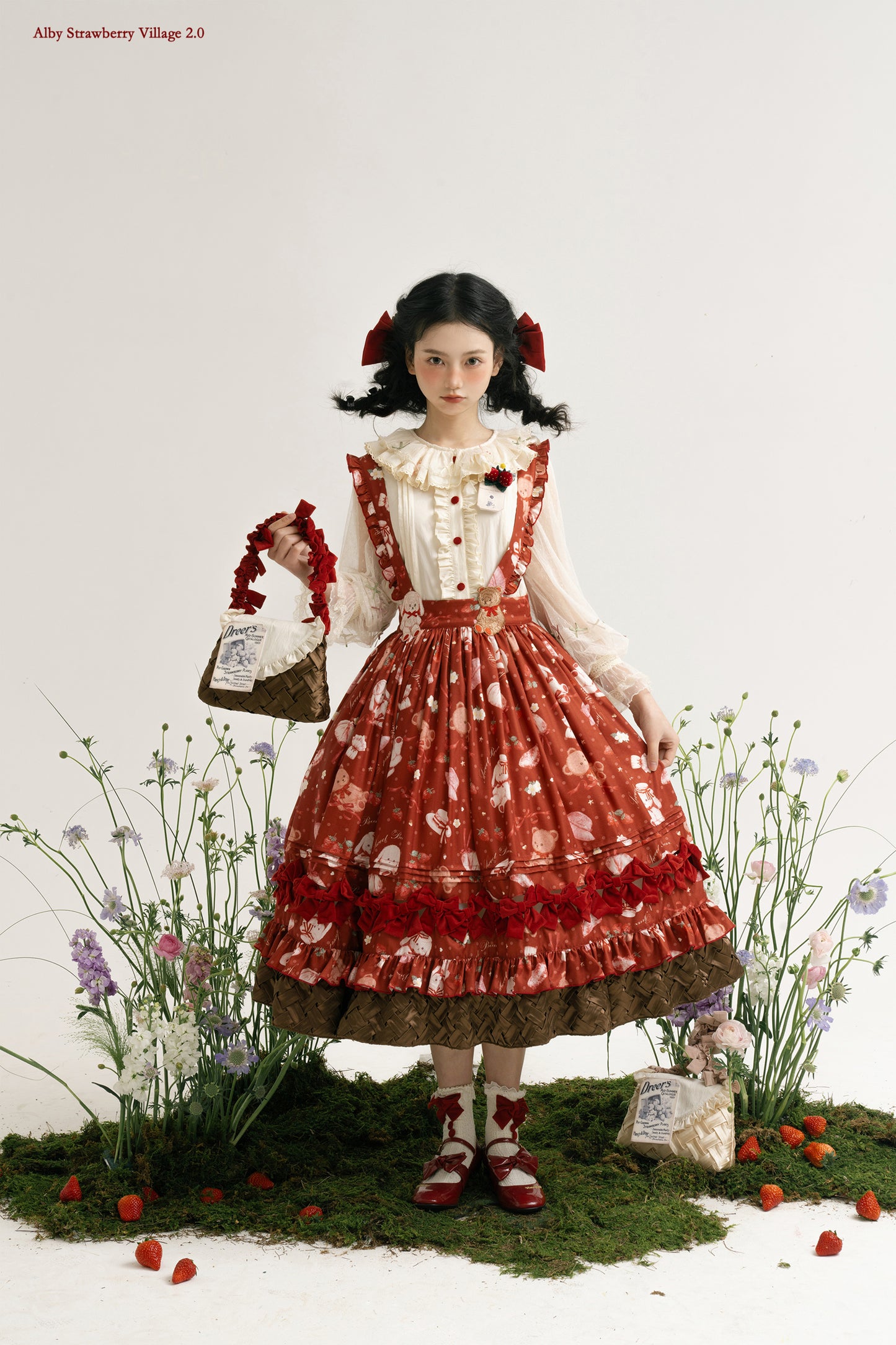 【受注予約~4/11】Strawberry Village2.0 ジャンパースカート・スカート【Dream Doll】