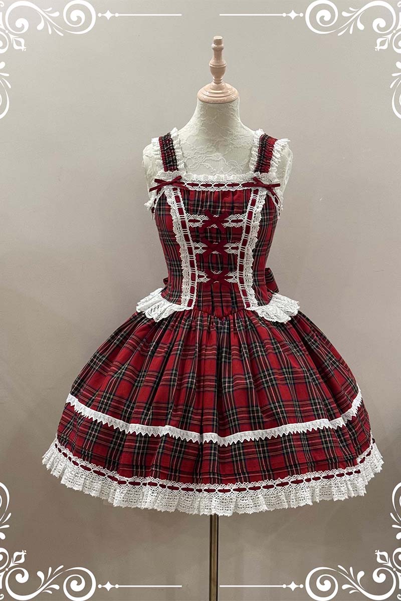 Laura Doll ジャンパースカート(ローウエスト)【小能熊】