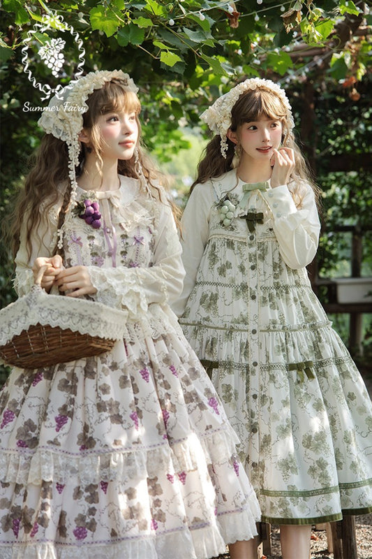 【受注予約~8/7】ロワールのブドウ園5.0 ジャンパースカート(タイプ2)【仲夏物語】