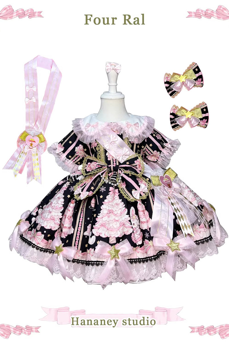 Rabbit Bear Birthday ワンピースセット(キッズサイズ・半袖)【FOUR RAL】