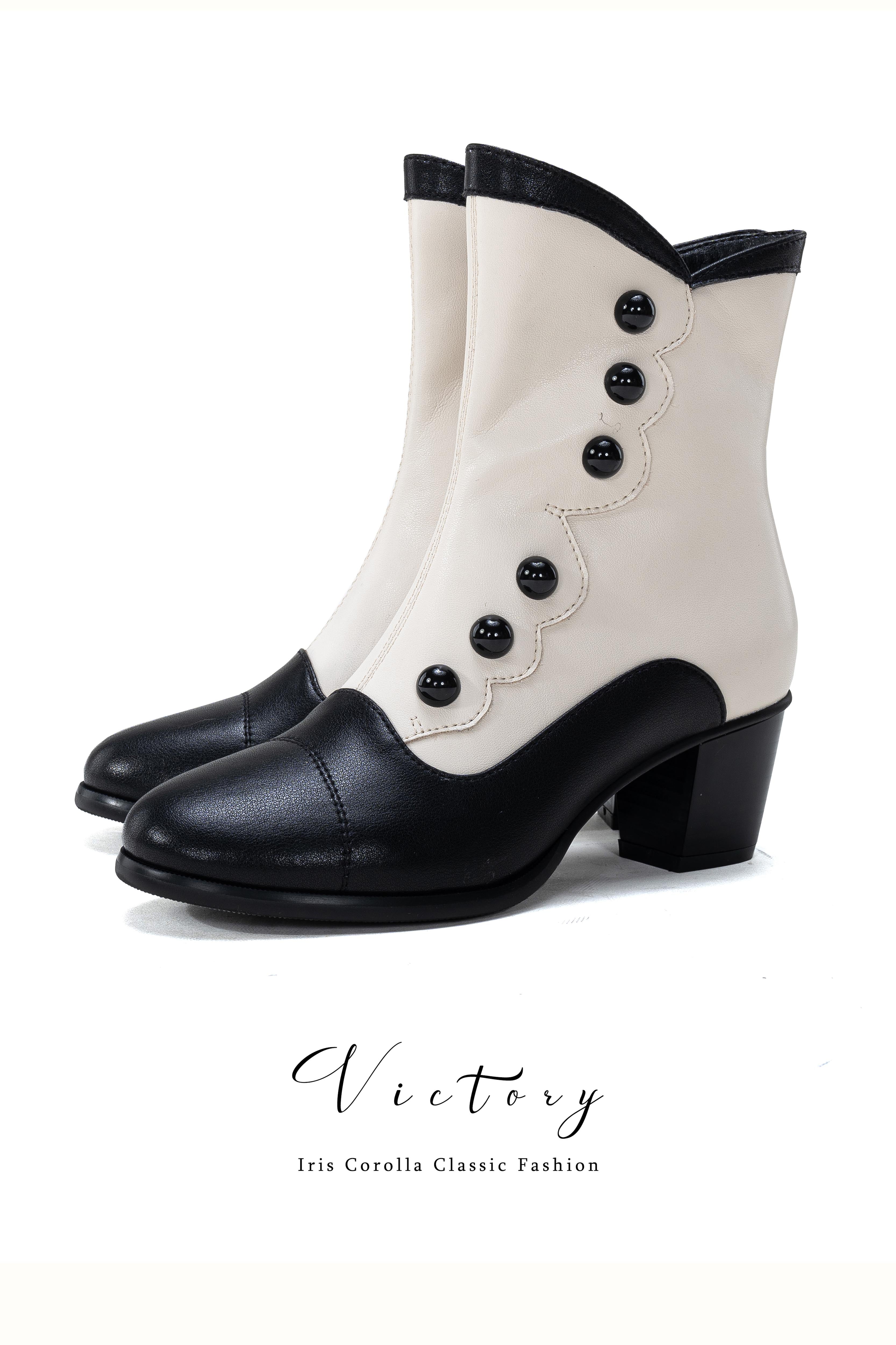 Victory ボタンブーツ(ショート)【Iris Corolla】 – Epetice