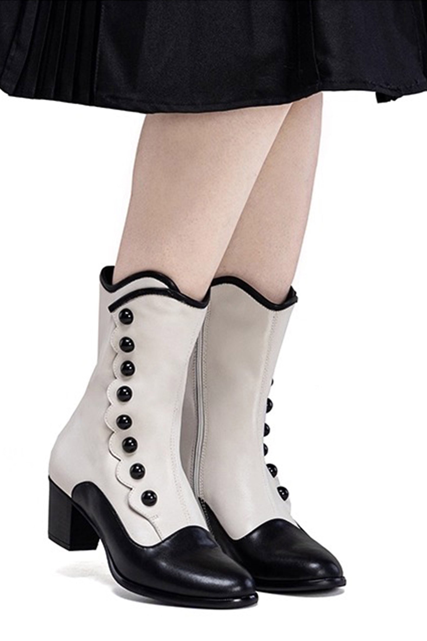 【受注予約~9/17】Victory ボタンブーツ(ミドル)【Iris Corolla】