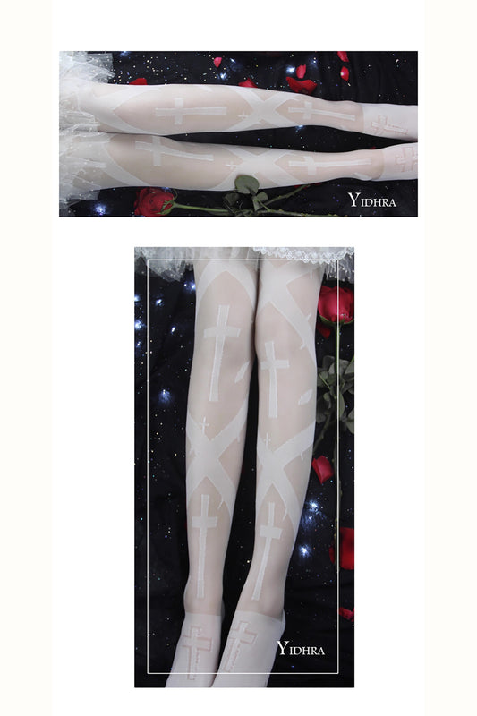 THORNS CROSS ニーハイソックス【Yidhra】