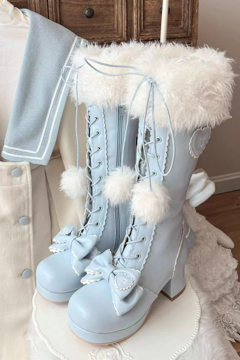 【受注予約~10/23】Puppet Doll ロングブーツ【Sheep Puff】