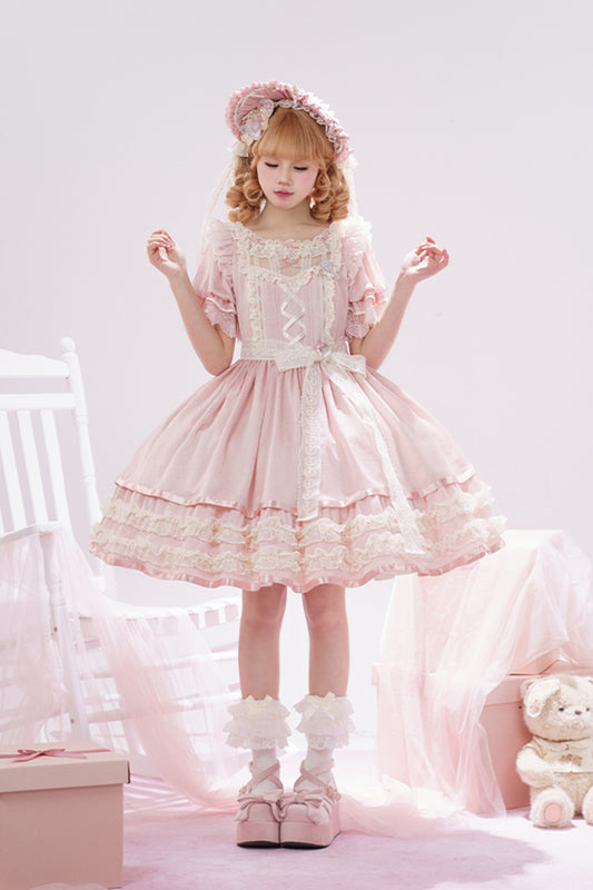 【受注予約~5/7】Dressing Table Doll ワンピース【Strawberry】