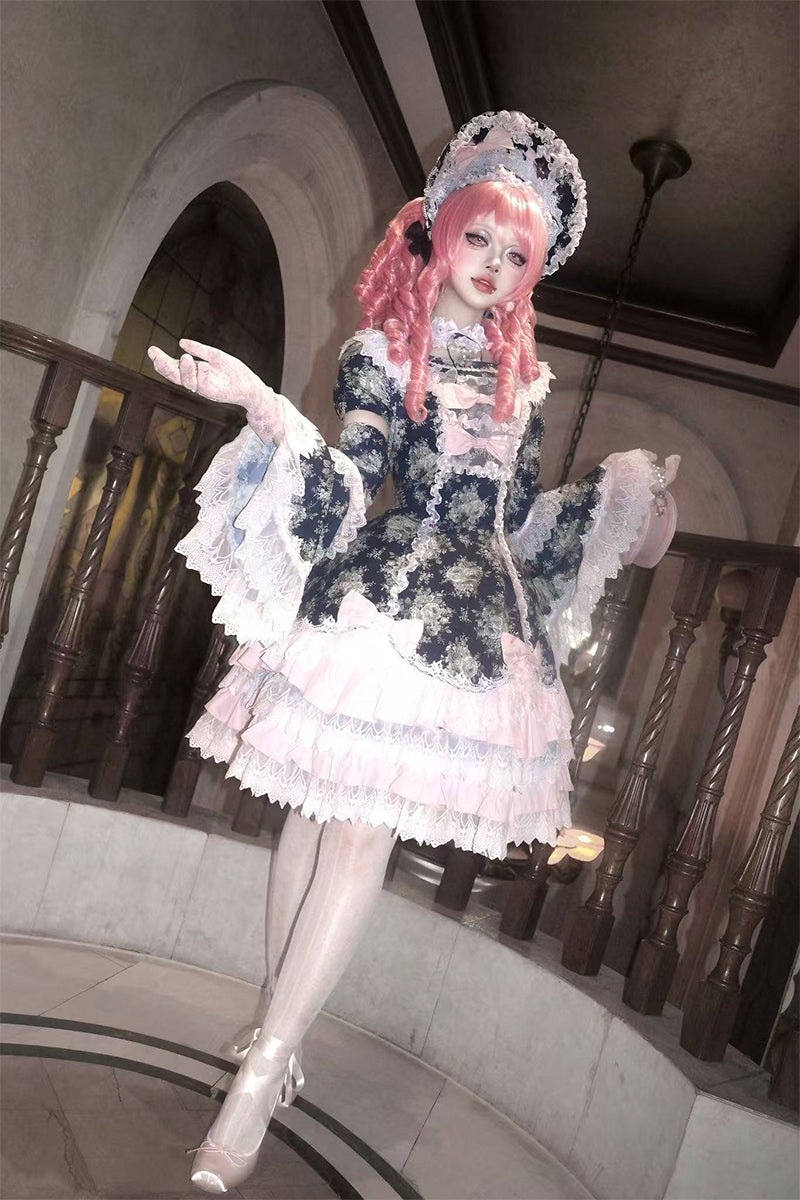 【受注予約~3/17】Diana Rose ワンピース(花柄Ver.)【NiUNiUQ7】
