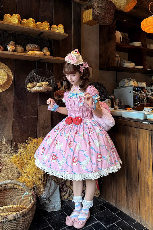 Kätzchenkleid mit Schleife [Miss Point]