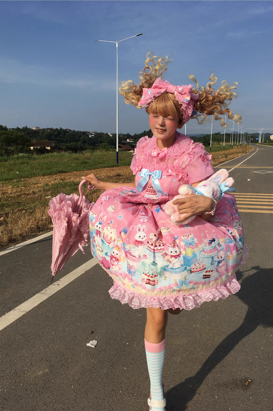 [Vorbestellungen bis 17. Juli möglich] Cake Bunny Komplettset [Antike Puppe]