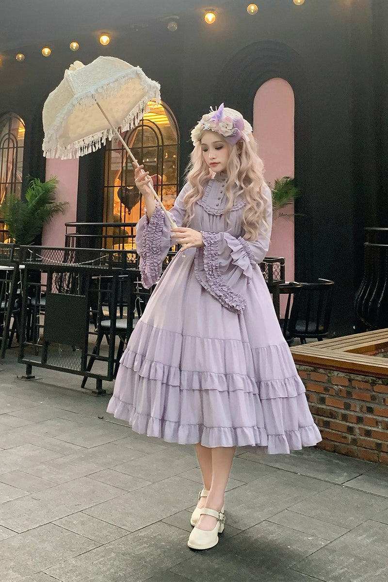 【受注予約~9/25】Princess of Windsor ワンピース・姫袖(ロング丈)【Little Dipper】