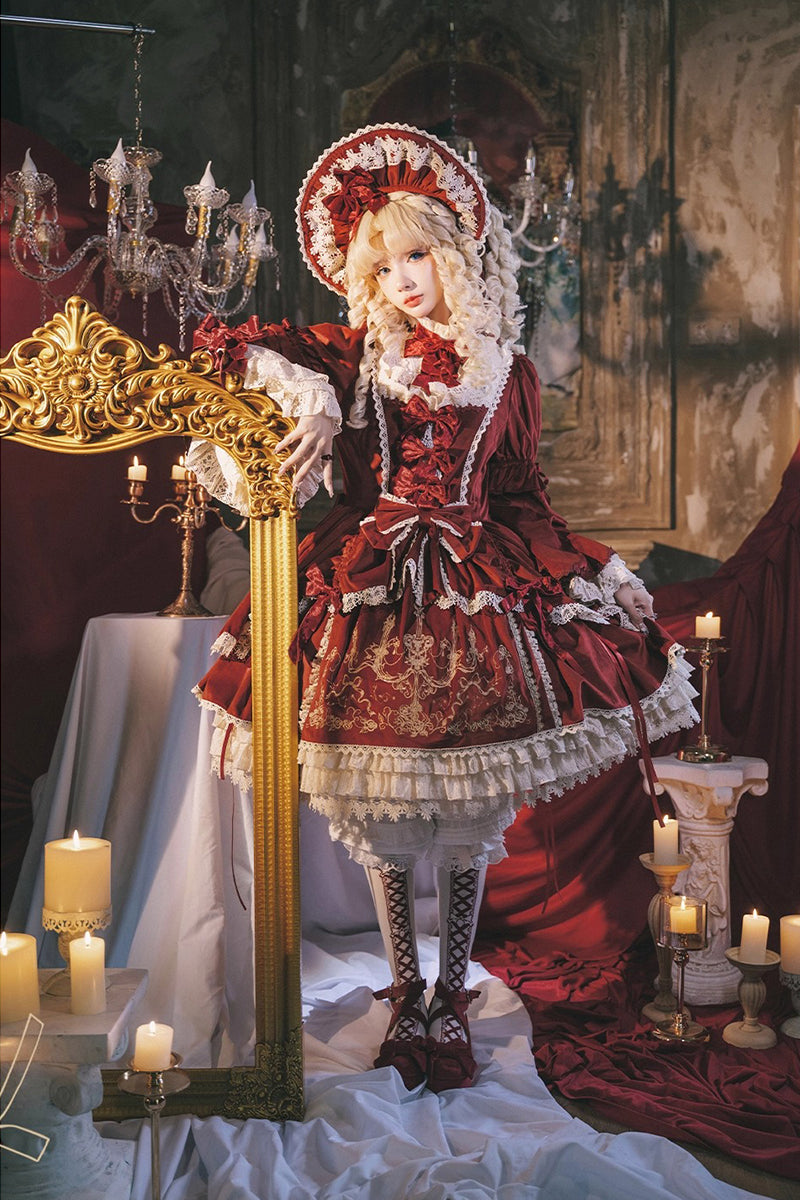 【受注予約~8/27】Candle Doll ワンピース【Bramble Rose】