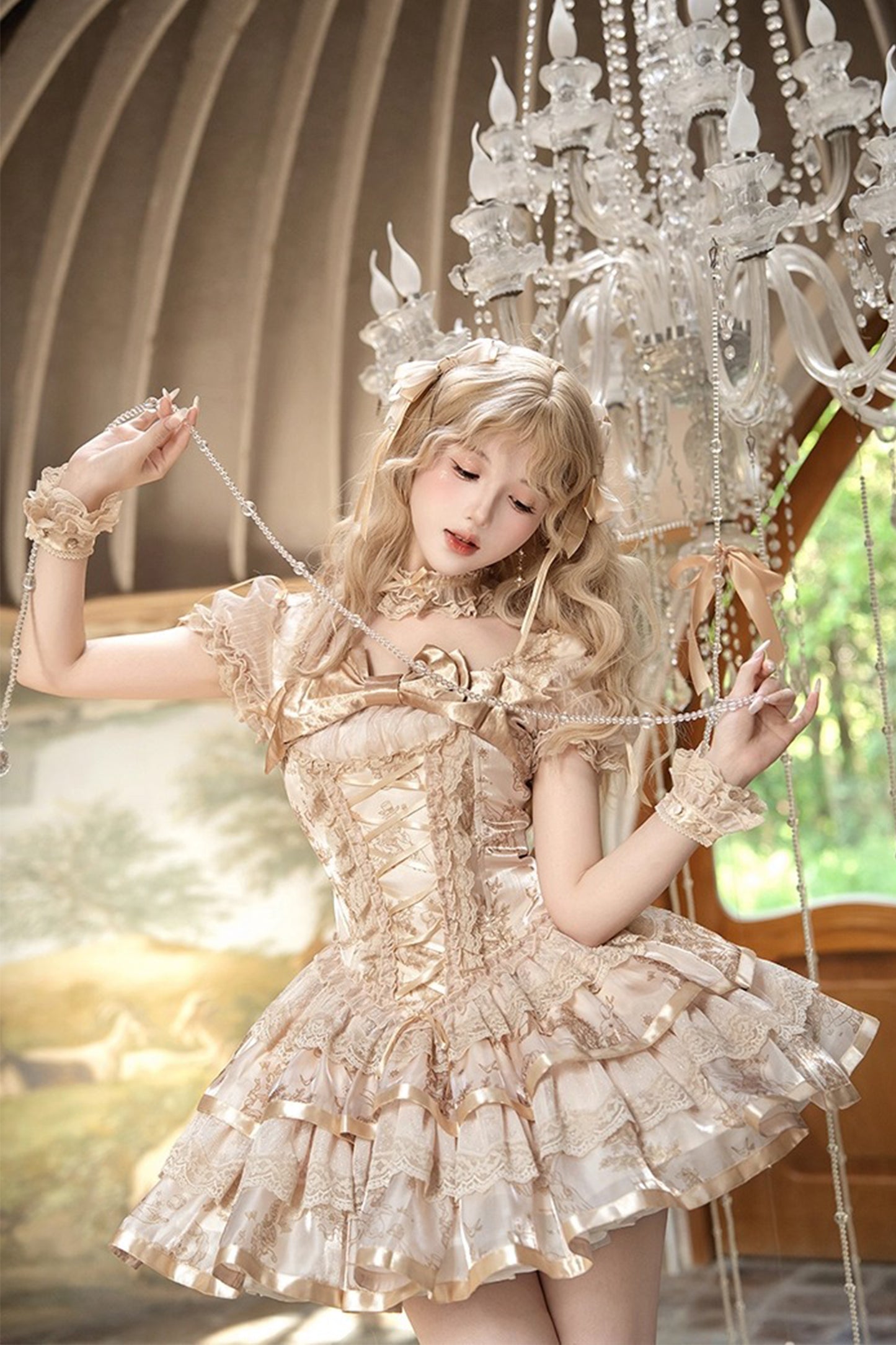 【受注予約~9/11】Gilded Dream ワンピース【双生小熊】