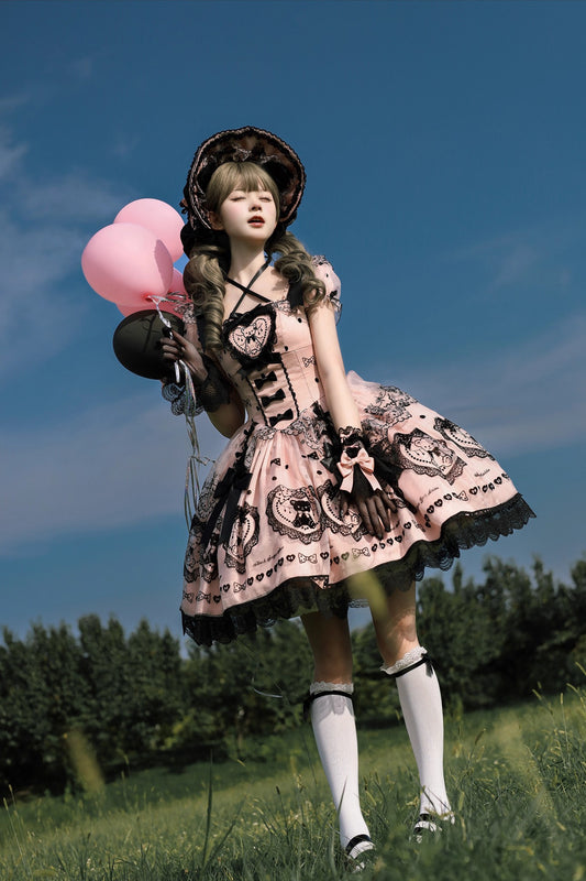 【受注予約~9/16】Brown Sugar Bear ワンピース【Alice Girl】