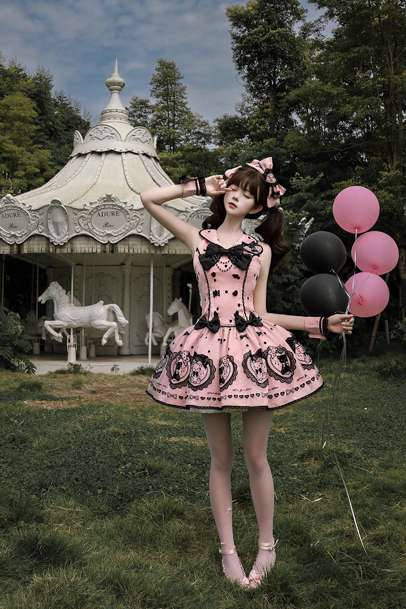 【受注予約~9/16】Brown Sugar Bear ワンピース【Alice Girl】