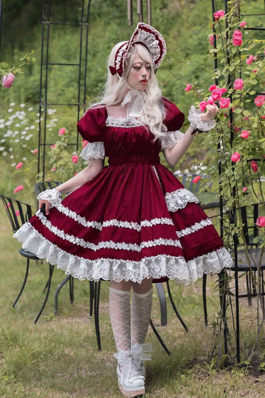 【受注予約~10/5】Rose Bouquet フルシャーリングワンピース【Baroque】