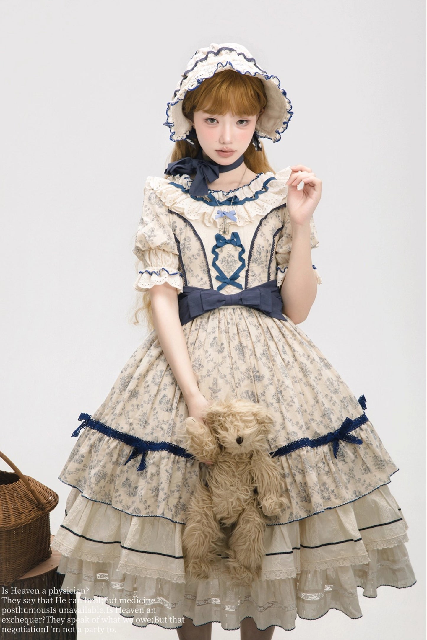 【受注予約~10/2】Grapes Financier ワンピース【Peony】