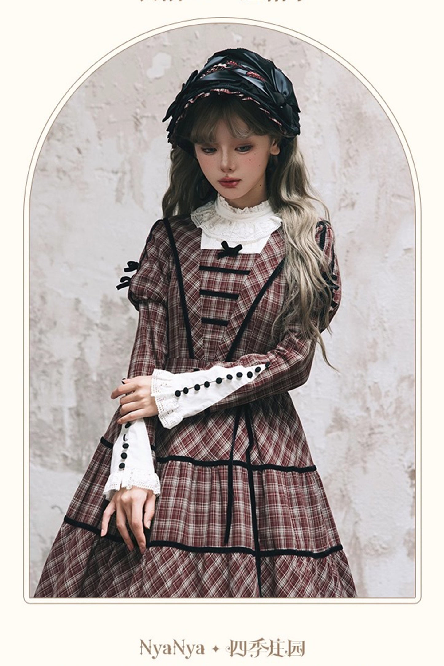 【受注予約~10/7】Castle Rose ワンピース【NyaNya】