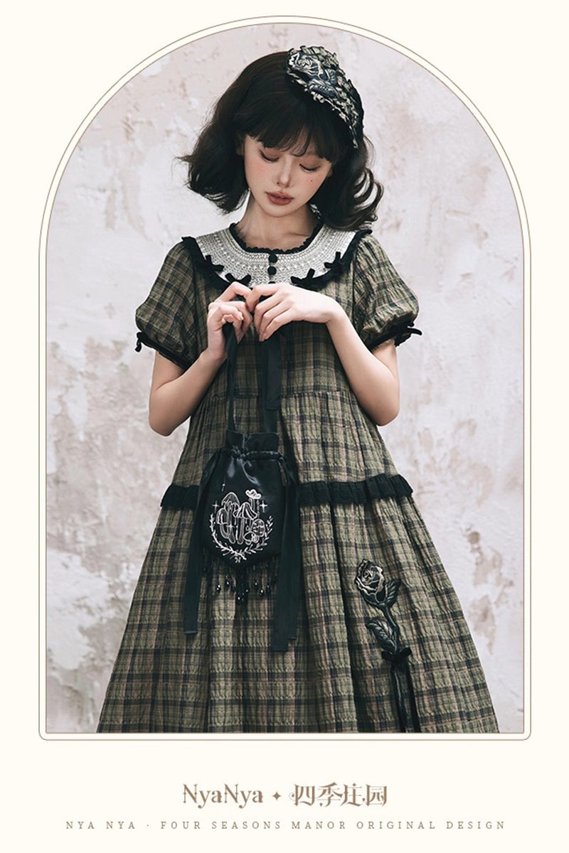 【受注予約~10/7】Castle Rose ワンピース【NyaNya】