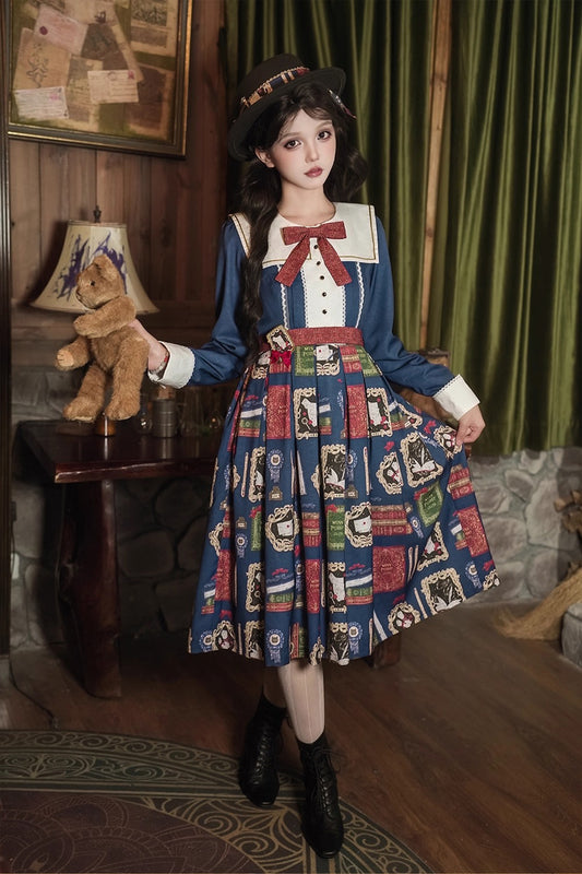 【受注予約~10/22】Wheat Book ワンピース【Miss Cube】