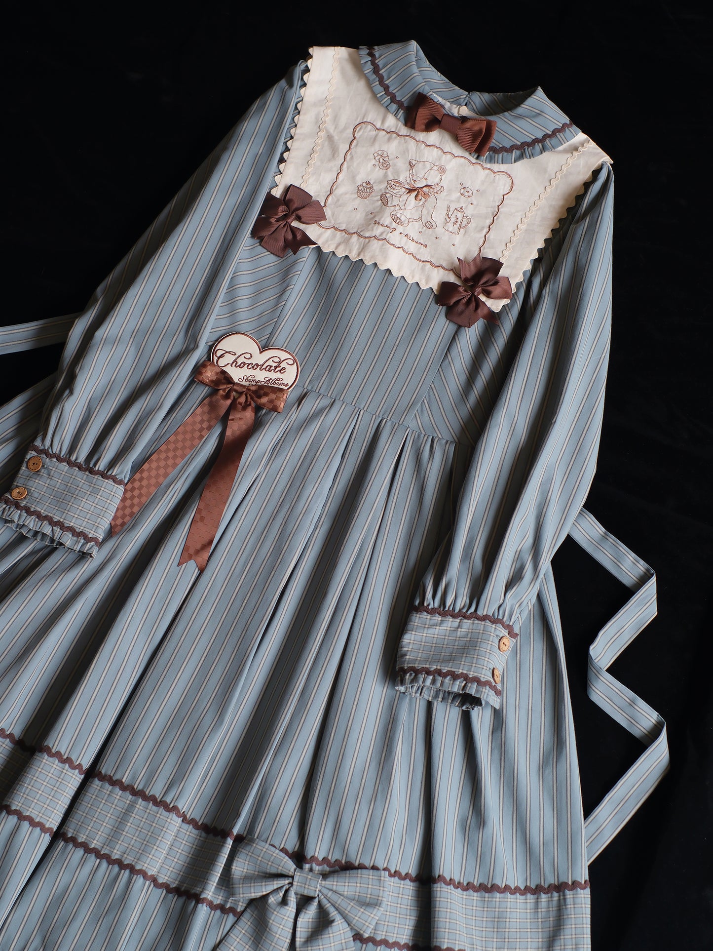 【受注予約~11/10】Bear Cake ワンピース・ブラウス【Stamp Albums】
