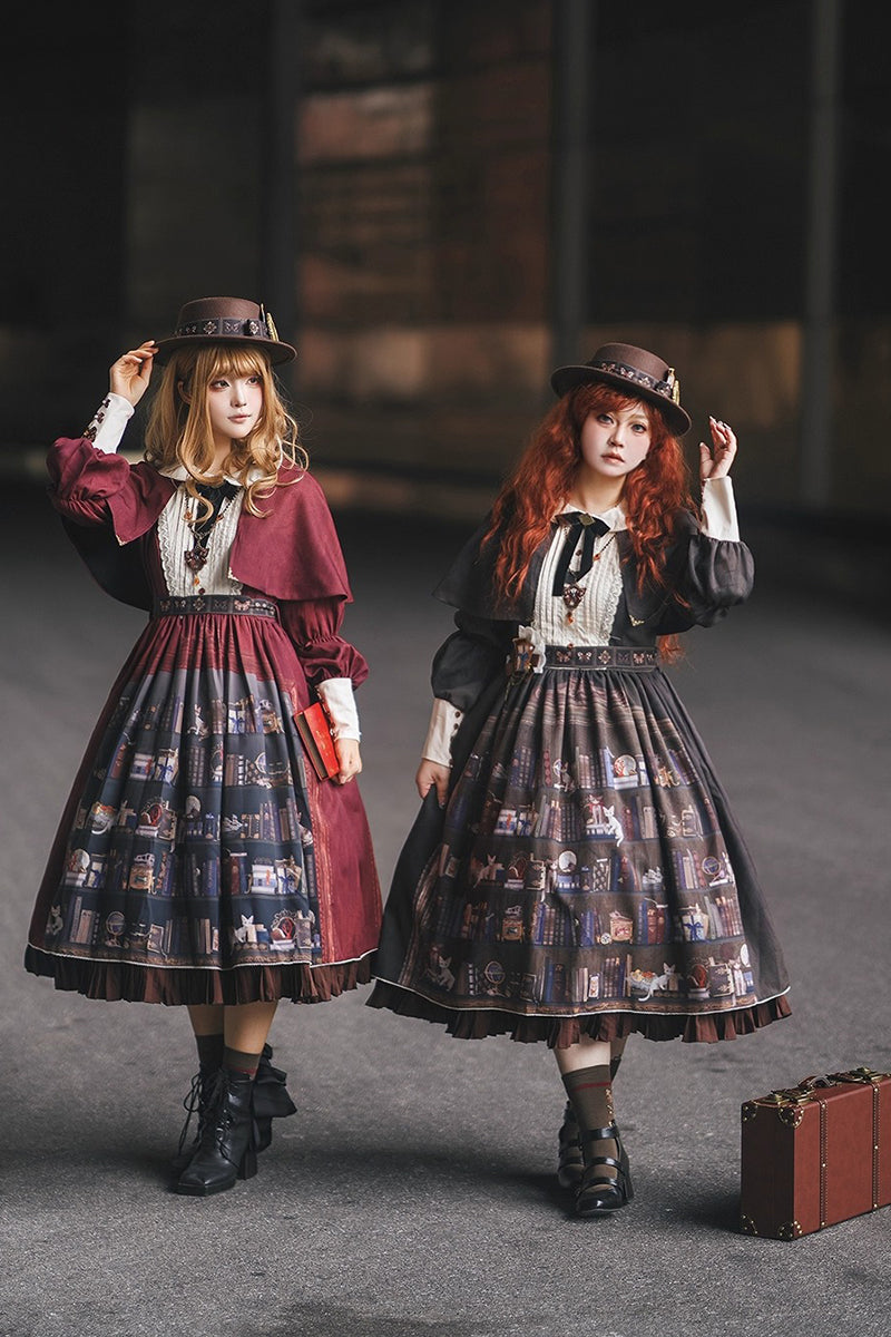 【受注予約~11/6】German Bookshelf ワンピース【Miss Point】