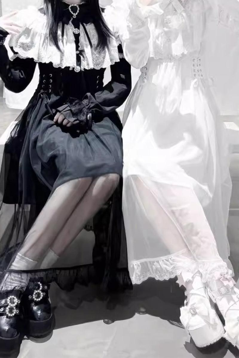 レース重ね地雷系ワンピース【升中味】