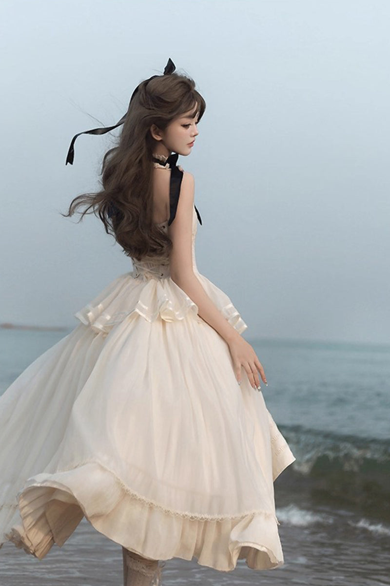 【受注予約~1/13】Liberty Letter ワンピース【Snow】