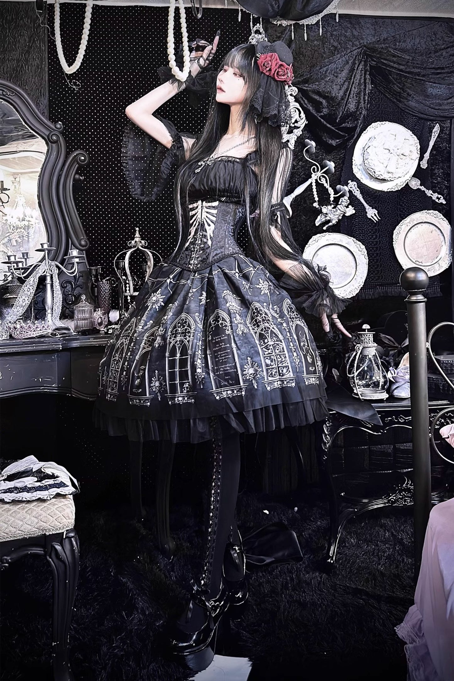 【受注予約~11/10】Ossuary ワンピース【Dark Box】