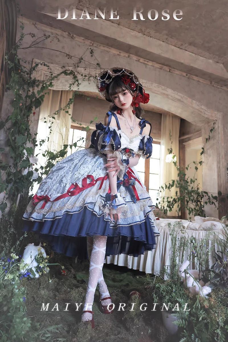 【受注予約~11/20】Diane Rose ワンピース【咩耶】