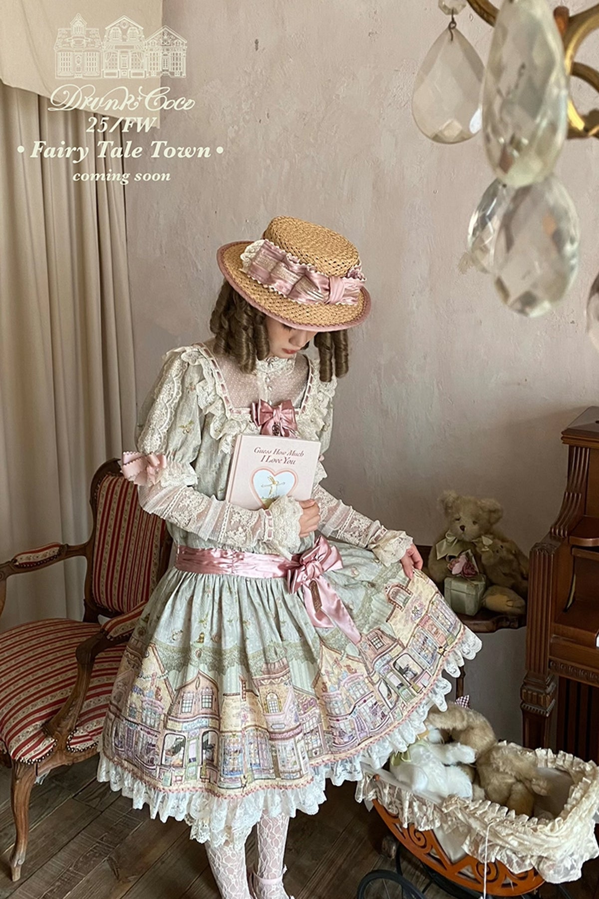 [Vorbestellung bis 13. November] Märchenstadt-Einteilerkleid (Typ 2) [Betrunkene Coco]