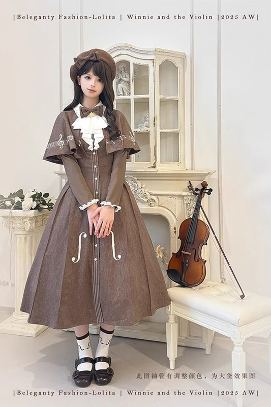 【受注予約~11/18】Winnie and the Violin ワンピース【Beleganty】