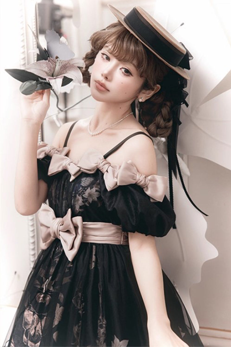 【受注予約~11/20】Butterfly Bone 2.0 ワンピース・ジャンパースカート【NyaNya】