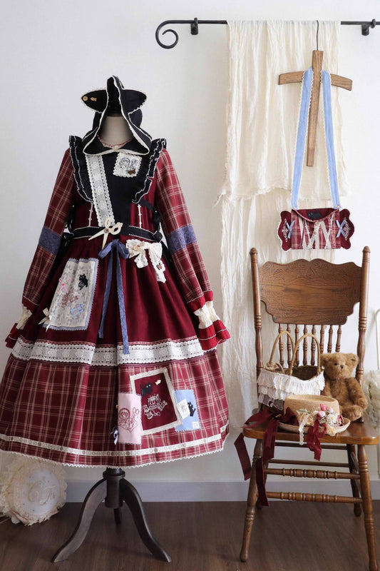 【受注予約~11/18】黒猫裁縫教室 フルセット【Peony】