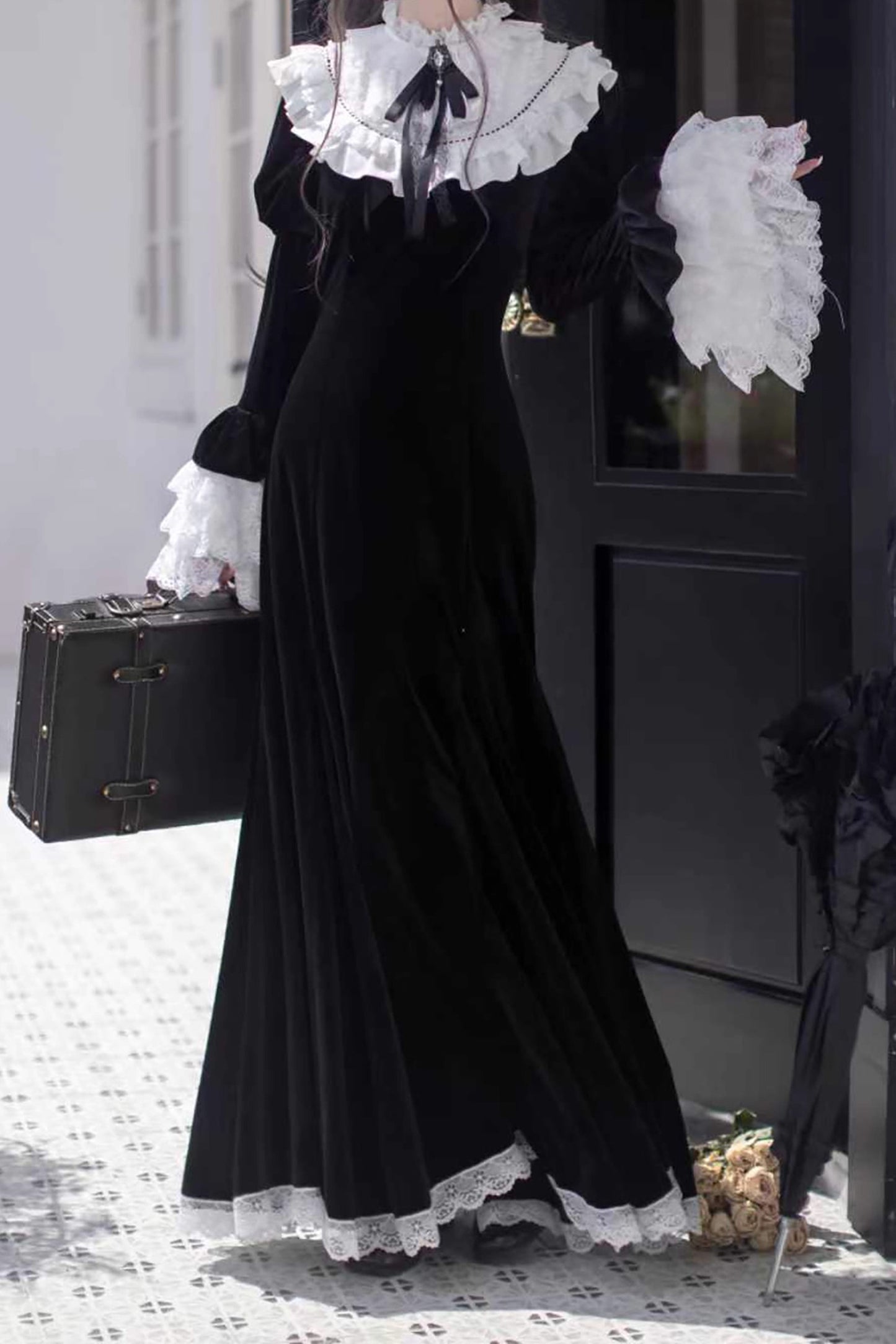 Raven Feather Poems マーメイドワンピース【胡桃木JK】