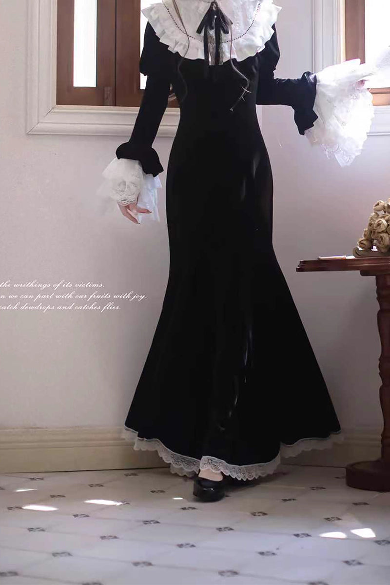 Raven Feather Poems マーメイドワンピース【胡桃木JK】