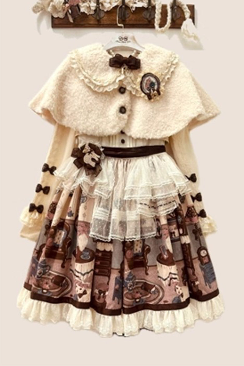 【受注予約~12/4】Retro Sheep ワンピース・トップス・スカート・ケープ【Forest Fairy Tale】