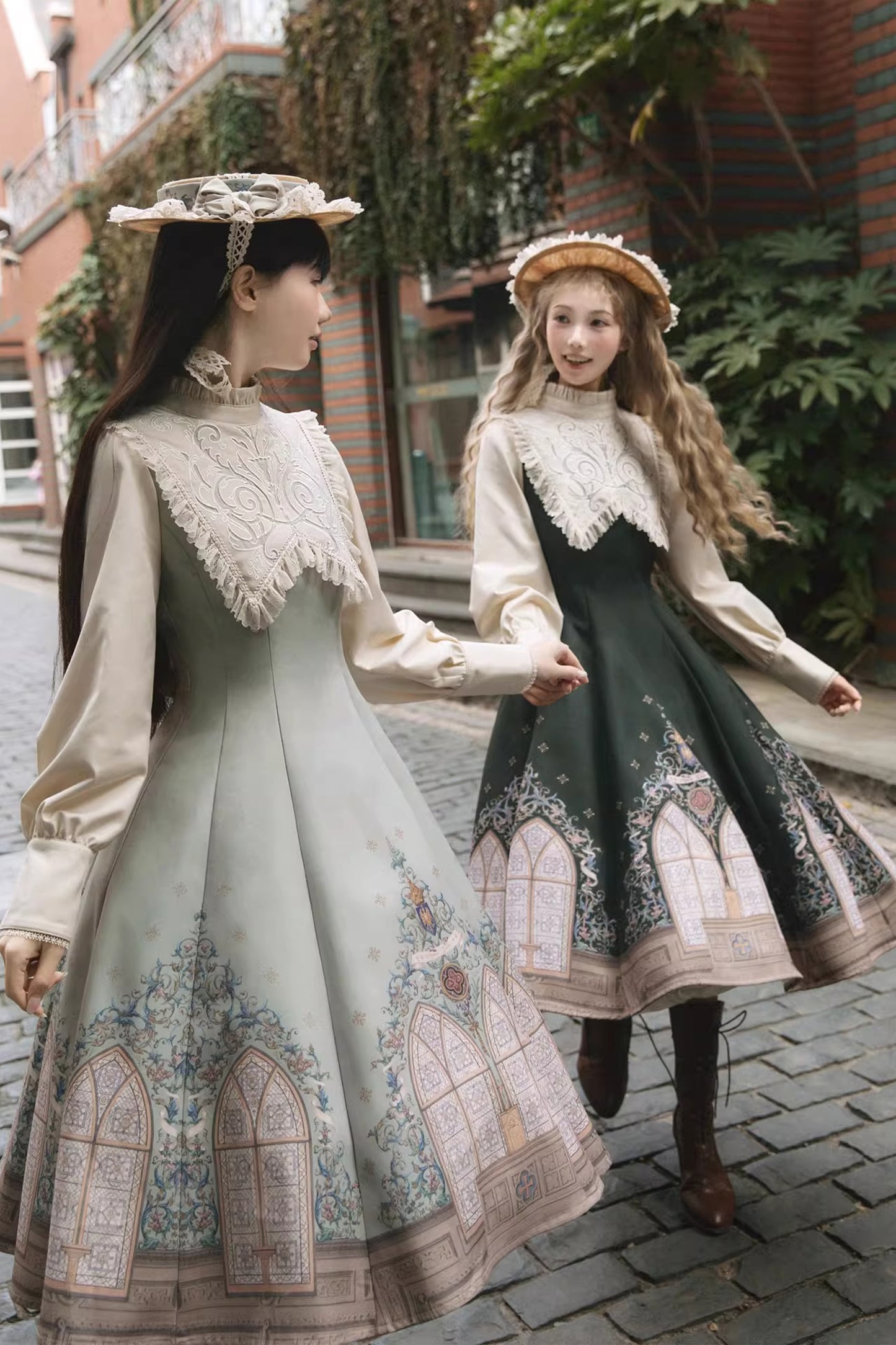 【受注予約~12/10】花窓賛歌 ワンピース【Avenue d'Enfer】