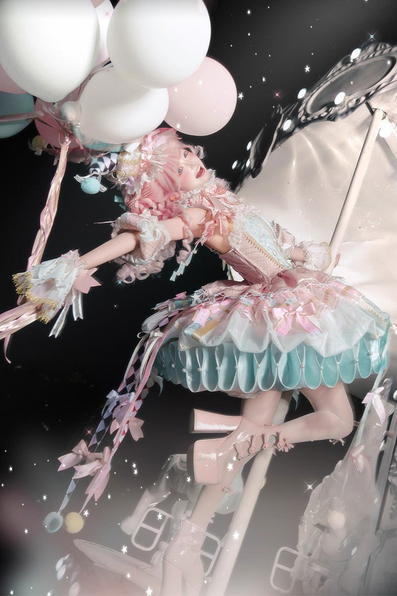 【受注予約~12/24】K.Q.Fサーカス団 フルセット(ミント×ピンク)【咩耶】