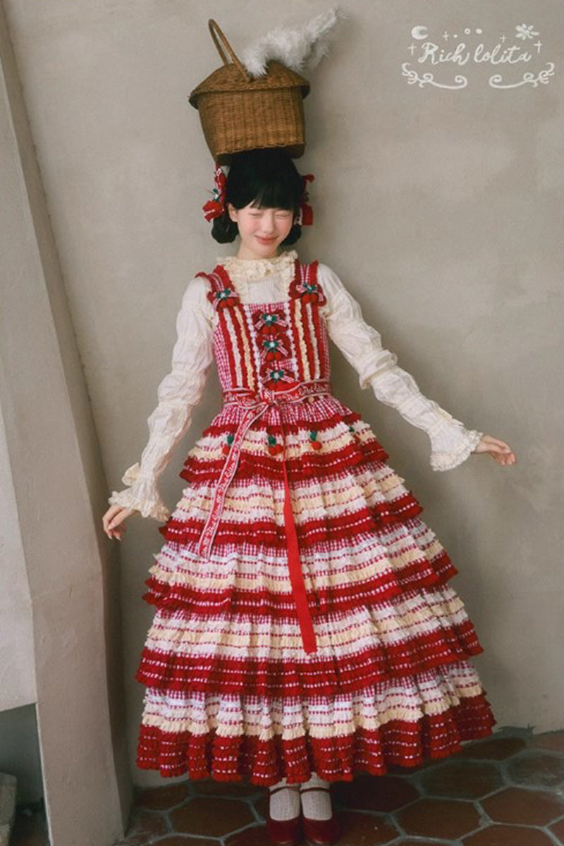 【受注予約~12/10】Candy Cherry ワンピース・ジャンパースカート・ブラウス【Rich】