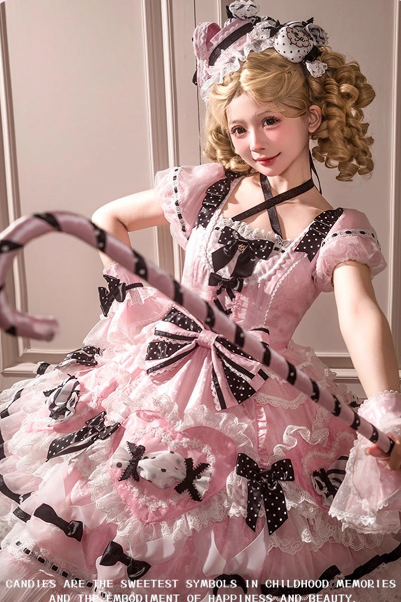 【受注予約~12/8】Candy Wrapper ワンピース【花与珍珠匣】