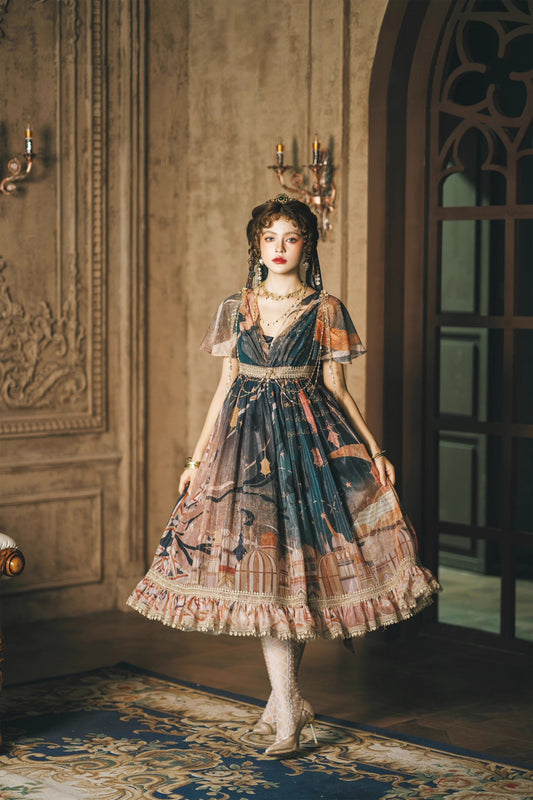 【受注予約~12/11】Stars ワンピース(タイプ1)【FaeriesDaffodil】