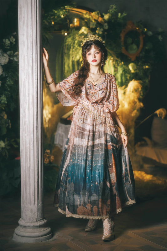 【受注予約~12/11】Stars ワンピース(タイプ2)【FaeriesDaffodil】