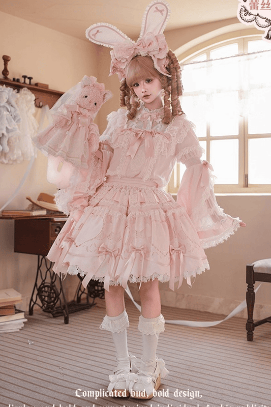 【受注予約~12/23】Race Doll ワンピース(タイプ3)【花与珍珠匣】