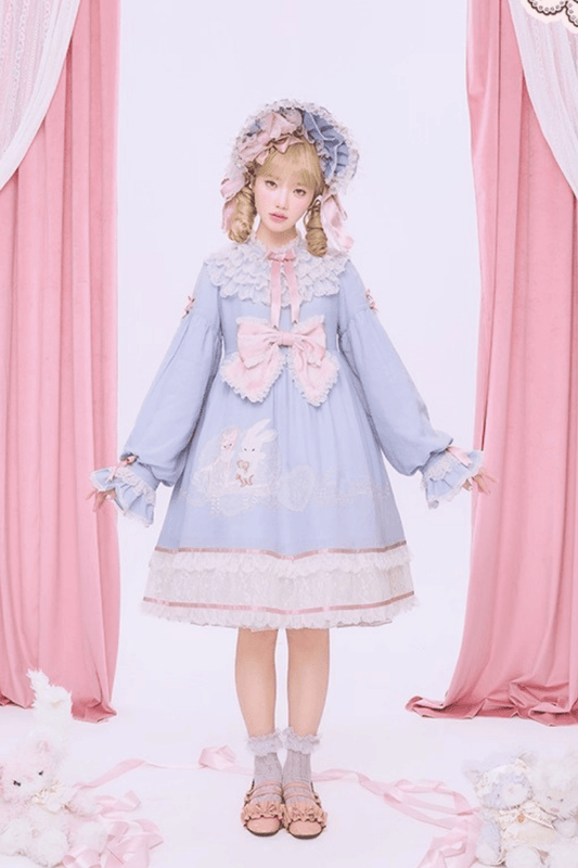 【受注予約~12/23】Race Doll ワンピース(タイプ5)【花与珍珠匣】