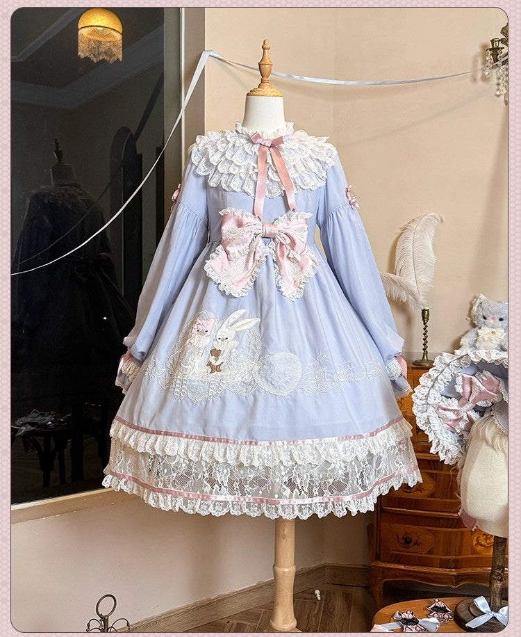 【受注予約~12/23】Race Doll ワンピース(タイプ5)【花与珍珠匣】