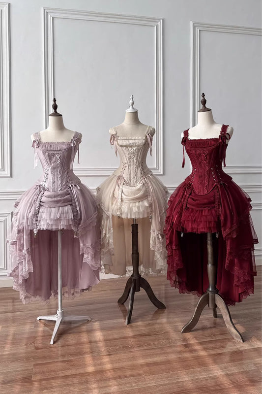 【受注予約~1/29】Lamp Shadow ワンピース【Caramel Antique】