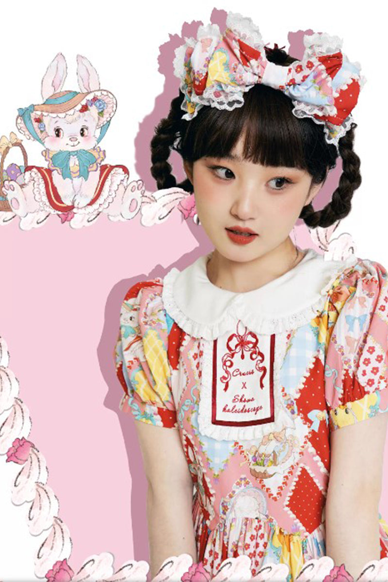 【受注予約~2/25】RETRO FLOWER ワンピース【南十字宇宙洋服社】