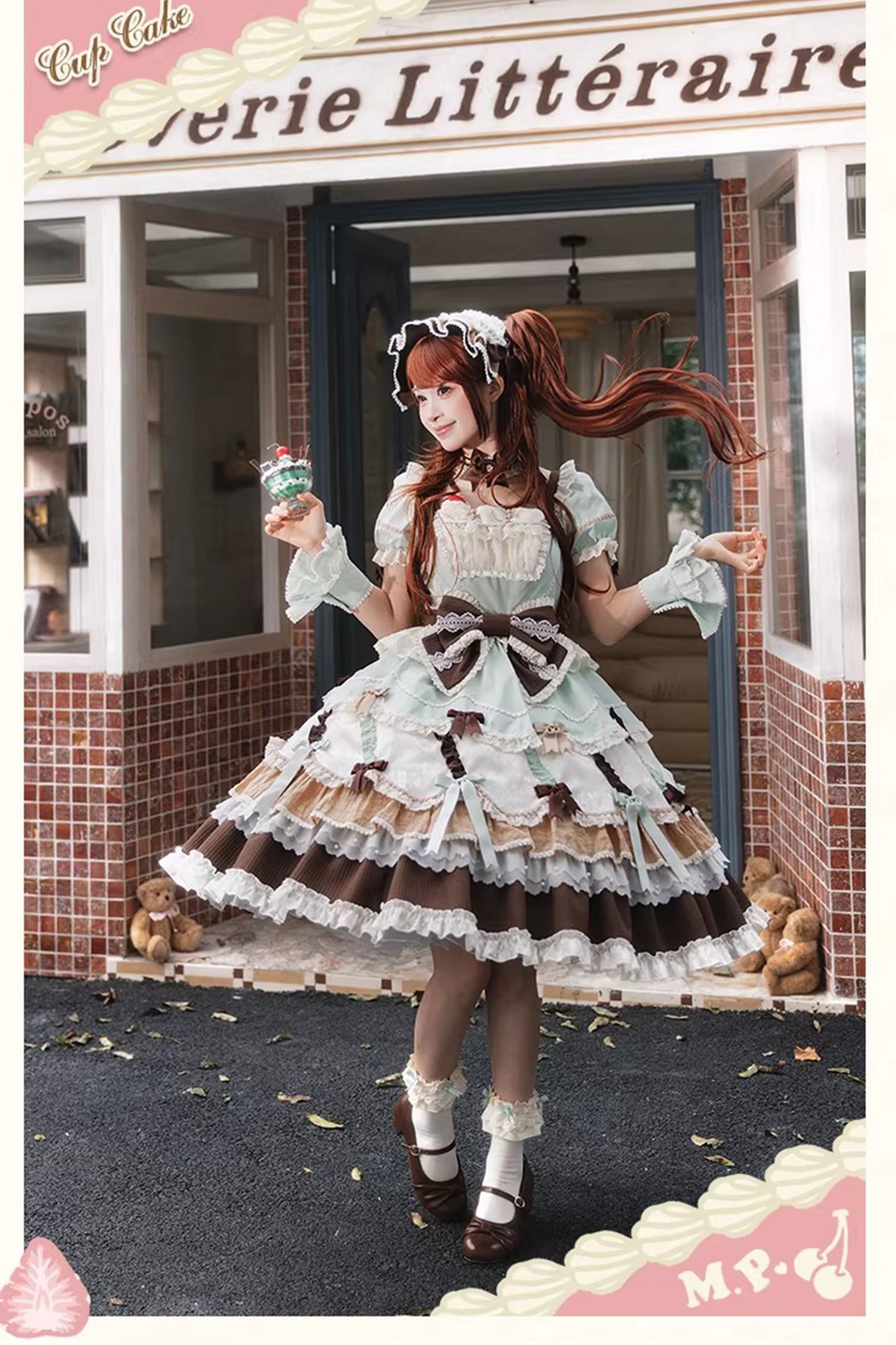 【受注予約~1/26】CupCakes ワンピース【花与珍珠匣】